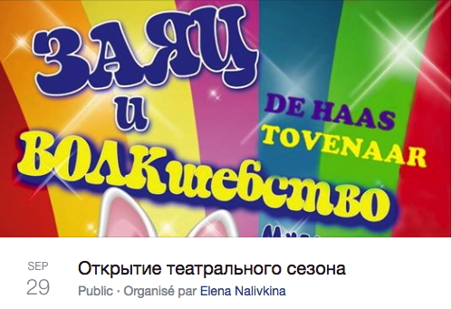 Bannière Facebook. Заяц и ВолКшебство. De haas tovenaar. 2018-09-29